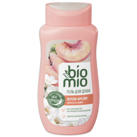 Натуральный гель для душа BioMio® BIO SHOWER GEL с маслом персика, 250 мл