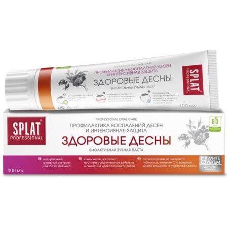 Зубная паста SPLAT® Professional HEALTHY GUMS / ЗДОРОВЫЕ ДЕСНЫ, 100 мл