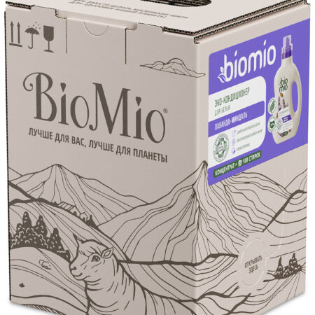 Экологичный кондиционер для белья BioMio® BIO-SOFT, лаванда-миндаль, 3000 мл