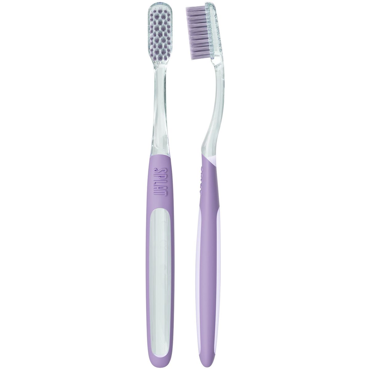 Инновационная зубная щетка SPLAT® CLINIC CARE для отбеливания зубов, мягкая, фиолетовая — изображение 2