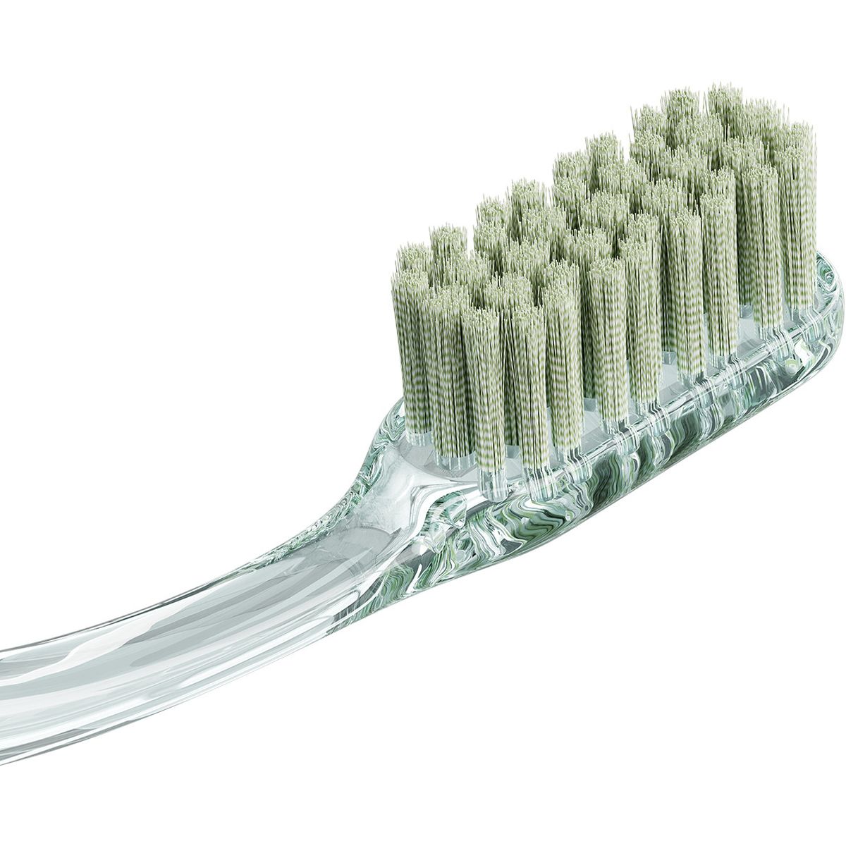 Инновационная зубная щетка SPLAT® CLINIC CARE для отбеливания зубов, мягкая, оливковая — изображение 3