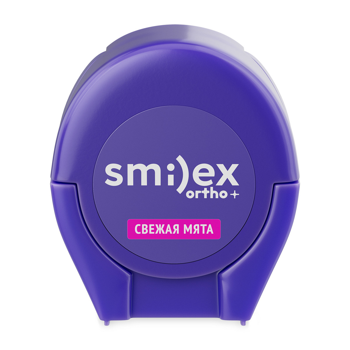 Зубная нить SPLAT Smilex ORTHO+, объемная, ортодонтическая, со вкусом мяты 30 шт — изображение 3
