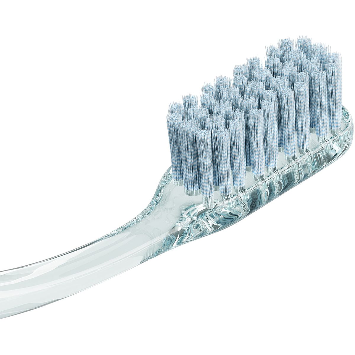 Инновационная зубная щетка SPLAT® CLINIC CARE для отбеливания зубов, мягкая, голубая — изображение 3