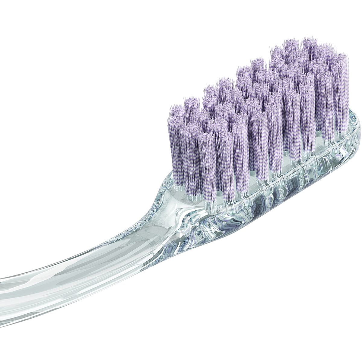 Инновационная зубная щетка SPLAT® CLINIC CARE для отбеливания зубов, мягкая, фиолетовая — изображение 3