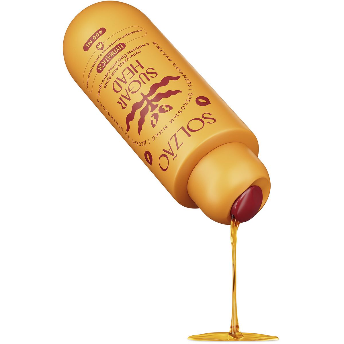 Гель для душа Solzao Sugar Head, с маслом бразильского ореха, увлажняющий, без парабенов, 400 мл — изображение 4