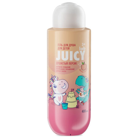 Гель для душа детский JUICY Lab (ДЖУСИ Лаб) «Душистый Персик». 400мл