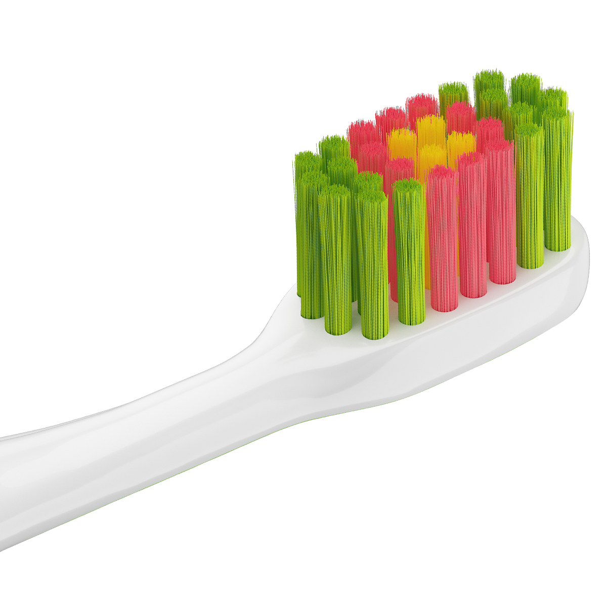 Детская зубная щетка «SPLAT Kids» от 2 до 6 лет с ионами серебра, мягкая, зеленая — изображение 4