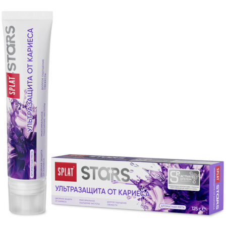 Инновационная зубная паста серии STARS «SPLAT (СПЛАТ) Ультразащита от кариеса». 125 г