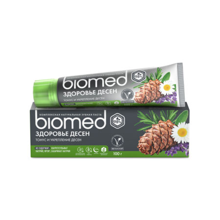 Зубная паста для десен и чувствительных зубов Biomed® GUM HEALTH с кедром, 100 г