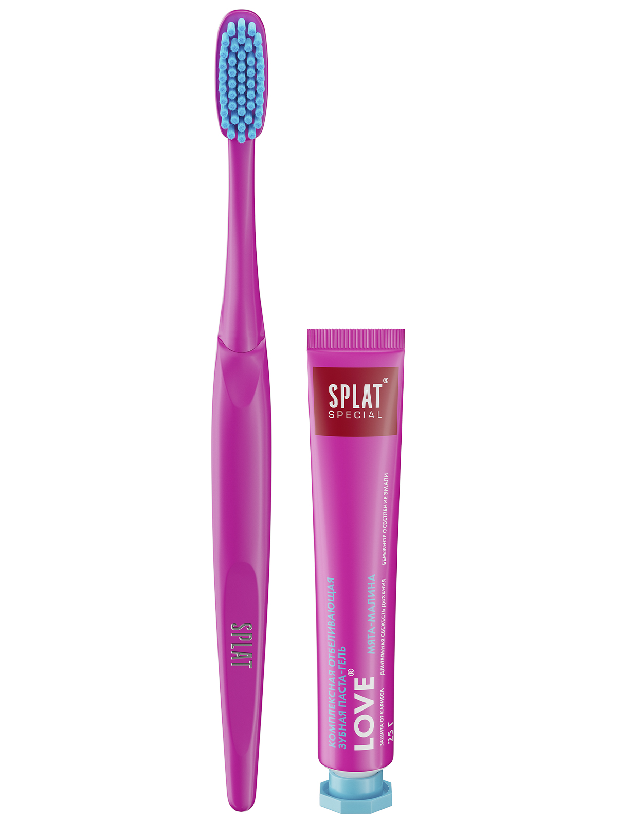 Дорожный набор паста и щётка SPLAT® Special Love, 25 г — изображение 2