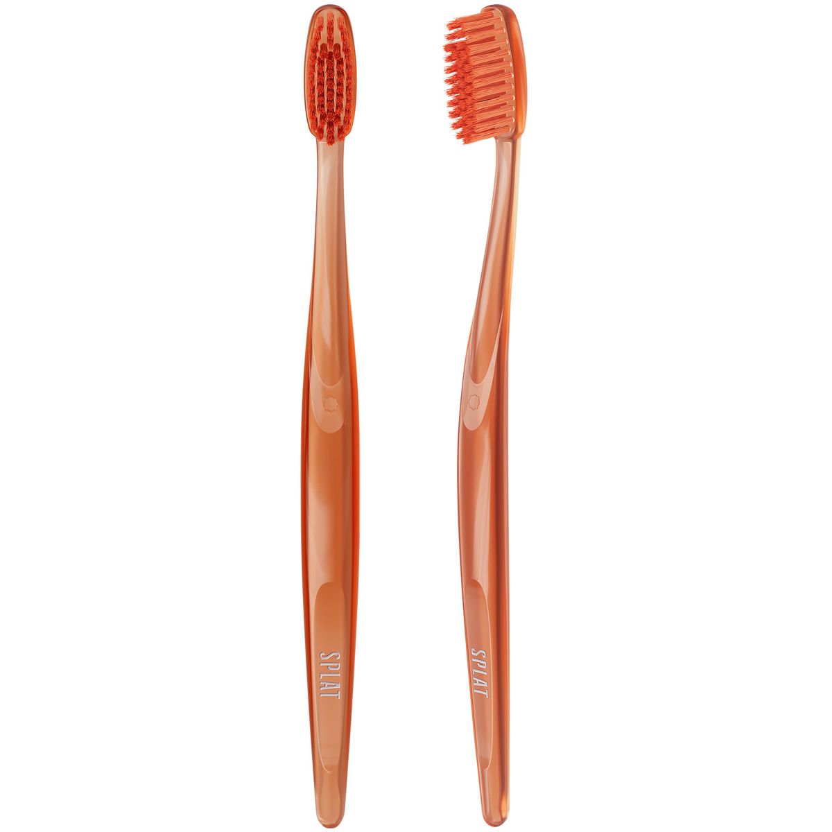 Инновационная зубная щётка SPLAT® Professional ULTRA WHITE, мягкая, оранжевая — изображение 2