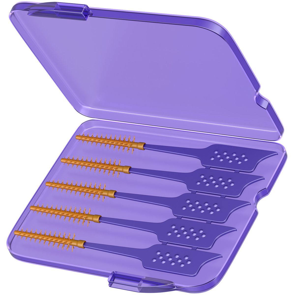 Межзубный ершик SPLAT SMILEX ORTHO+ с эластичным кончиком со вкусом мяты. Размер S. Мягкий, 5 шт — изображение 2