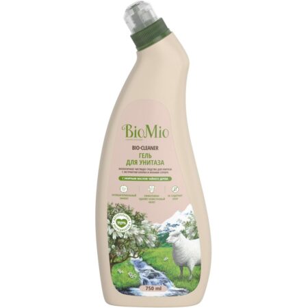 Антибактериальный гель для унитаза BioMio® BIO-CLEANER, чайное дерево, 750 мл