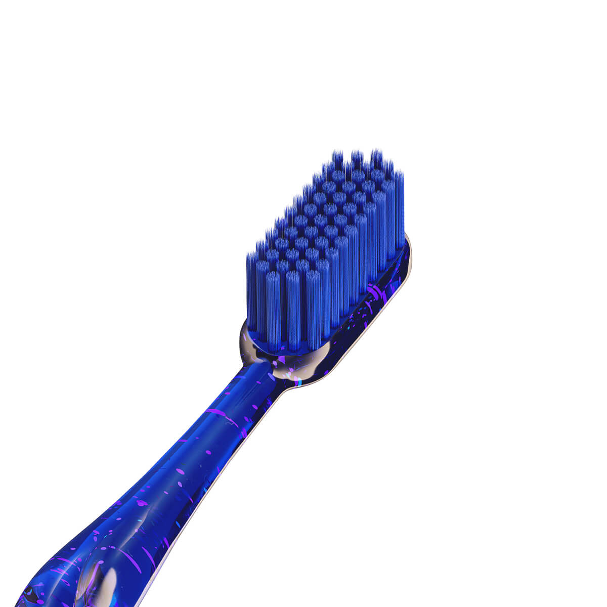 Комплексная зубная щетка серии Special «SPLAT (СПЛАТ) Белоснежная улыбка». Средняя. Синяя — изображение 3